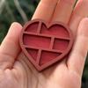 1pc Multicolor Miniature Trinket Shelf Moon Mushroom Star Heart Shaped Shelf Compartments Mini Jewelry Holder