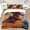 3pcs Flash Superhero Cover Set,Soft Comfortable Duvet Cover,Guest Room (1*Duvet Cover + 2*Pillowcases, Without Core) yy251024085