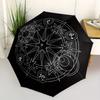 1pc Elemental Seal Umbrella with Plastic Handle,Suitable for All Seasons Home Travel Outdoor UmbrellaM1048