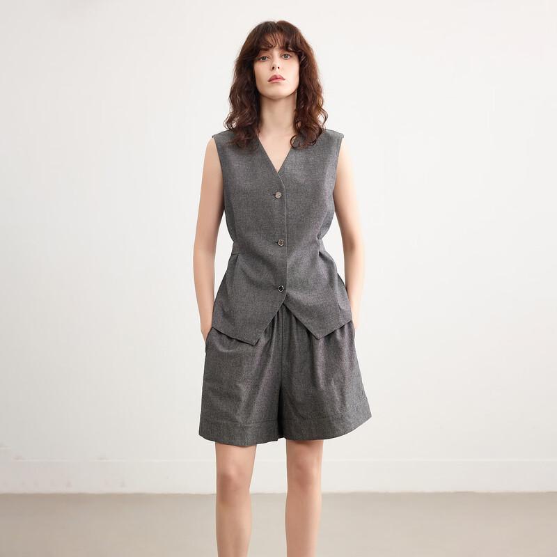 Demana Women s Cotton V-Neck Sleeveless Top & Shorts Set XL