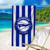 Deportivo FC Bedrucktes Strandtuch, Superweiche Mikrofaser, Perfektes Geschenk Geburtstag, für Pool, Strand, Reisen, für Familie und Freunde