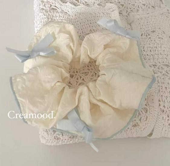 Zhao Lusi Korean-Style Large Intestine Hair Scrunchie - High-End College-Style Sweet Women's Hair Tie