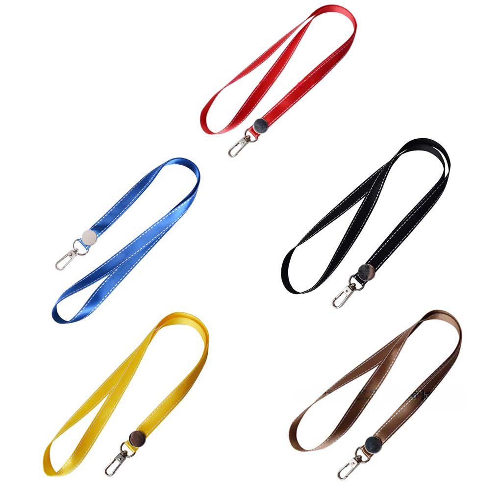 Nylon Tags Lanyard U Shape Neck Strap Camera Ribbon Metal Buckle Good Stitching Necklace Lariat Hang Rope School