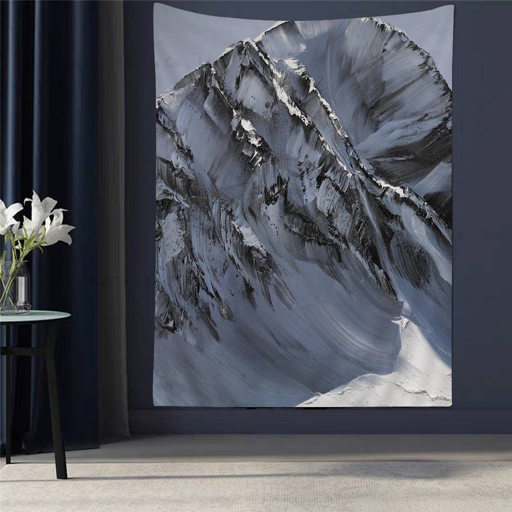 Conrad Jon Snow Mountain Artist Hippie Wall Hanging Tapestries Art Science Fiction Room Home Decor Kawaii Room Decor