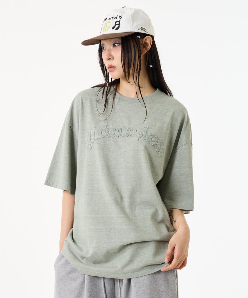 UNKNOWN PLANET Archive Washed Emblem Tea Olive