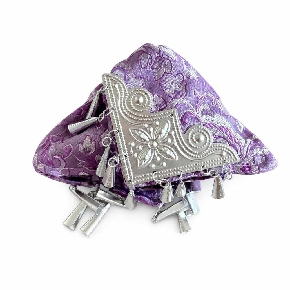 Flower Bow Design Satin Triangle Hair Claw Triangle Shape Hair Accessory New Shark Clip For Women