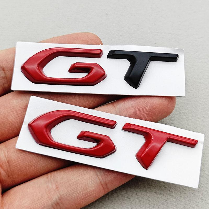 2026 Hot For VW VOLKSWAGEN 3D Metal Car Sticker Logo GT Side Fender Rear Trunk Badge Emblem For Peugeot 308 408 208 508 3008 400
