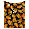 Rugby-Muster digital bedruckte Polyester-Schlafzimmer-Samt-Flanell-Decke Fleece-weiche Sofa-Überwurfdecken für Betten
