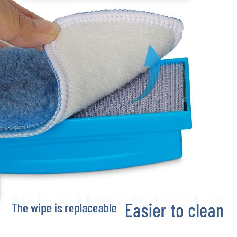 Water-Soluble Dustless Chalk & Board Eraser – Black for Whiteboards, Blackboards, and Drawing Boards.