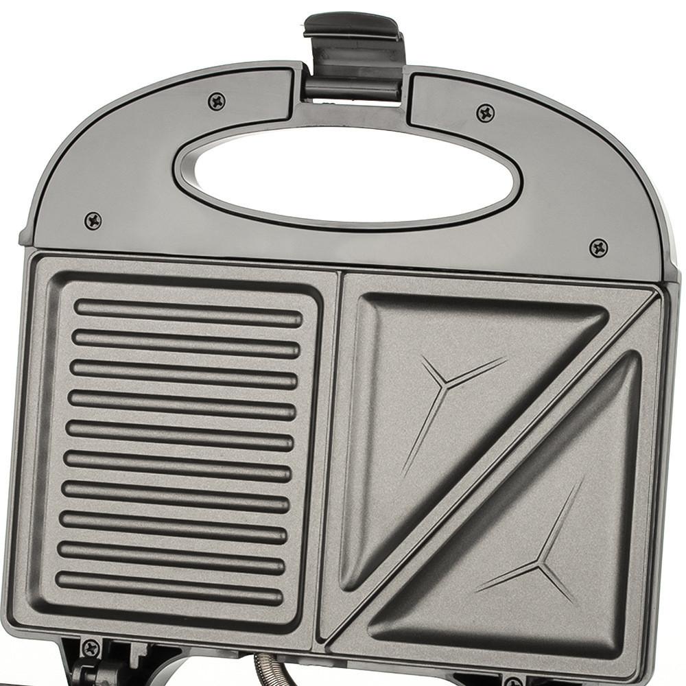 750W Double Sided Heating Sandwich Maker Mini Waffle Machine Household Multi Functional Breakfast Machine
