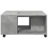  Coffee Table, Concrete Grey, 80x80x40 Cm