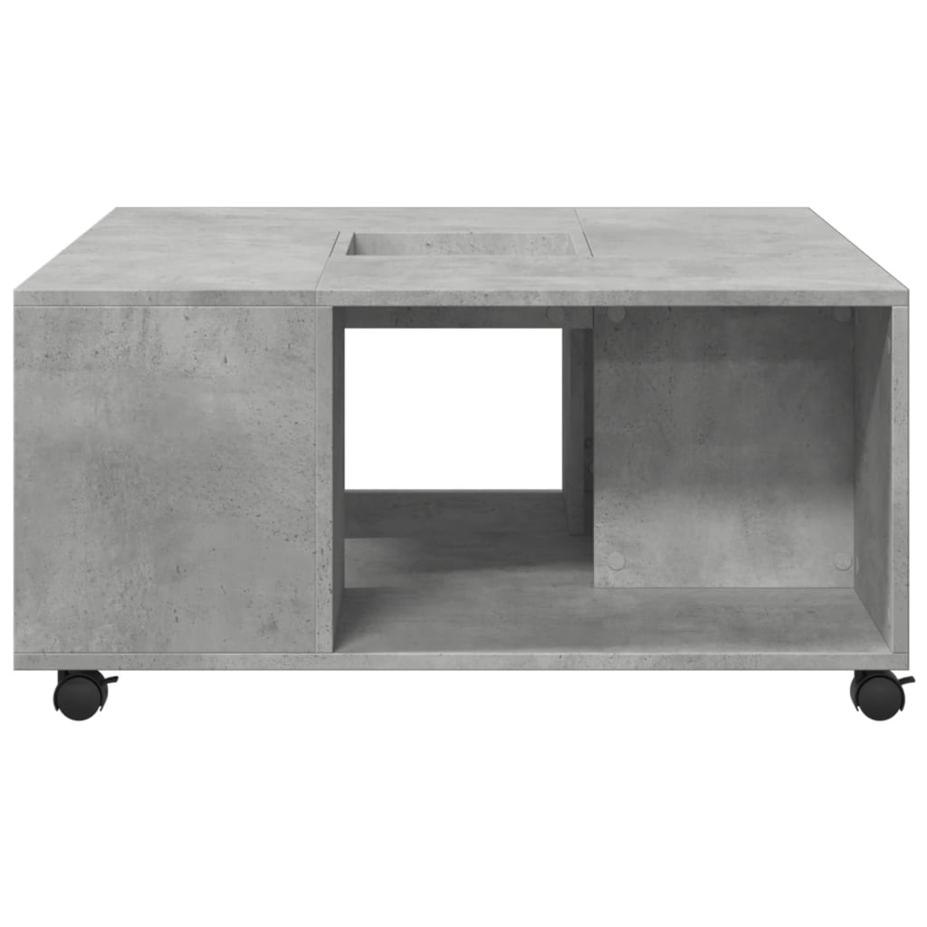  Coffee Table, Concrete Grey, 80x80x40 Cm