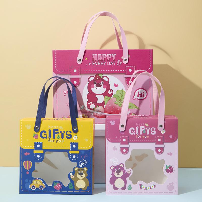 First Birthday Cartoon Gift Box for Kindergarten Party Favors