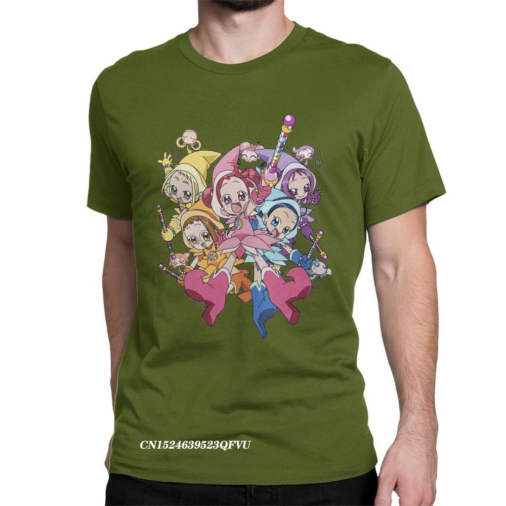 Men Women's Ojamajo Doremi Tshirt Magical Angel Cute Kawaii Anime Girls Clothing Harajuku Round Neck Tees T-Shirt