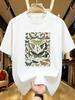 Wds0136 Butterfly Moth Illustration Graphic Plus Size Unisexs Printed Crew Neck Tee Summer Casual Short Sleeve Street Style