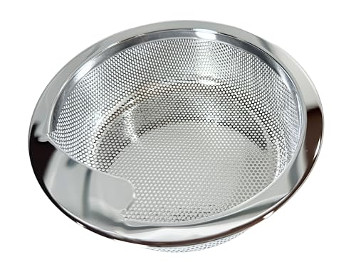 Antibakteriell silkorg för avlopp, 144 mm diameter, rostfritt stål, avloppskorg, fri från slem, grund typ, polerad silver, perforerad.