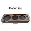 Natural Wood 51mm Coffee Tamper Organizers Feature Sturdy Base Coffee Tamper Storage Holders for Secure Placement