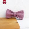 MUTTCO Pink Dog Collar with Bow Tie Accessory, UBT-070