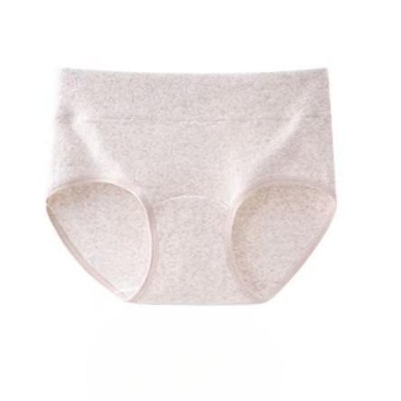 Ladies Spring and Summer New Type A Pure Cotton Antibacterial Extension of The Middle Waist No Scar Briefs