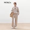MO&Co. Women's High-Neck Wool-Cashmere Blend Sweater