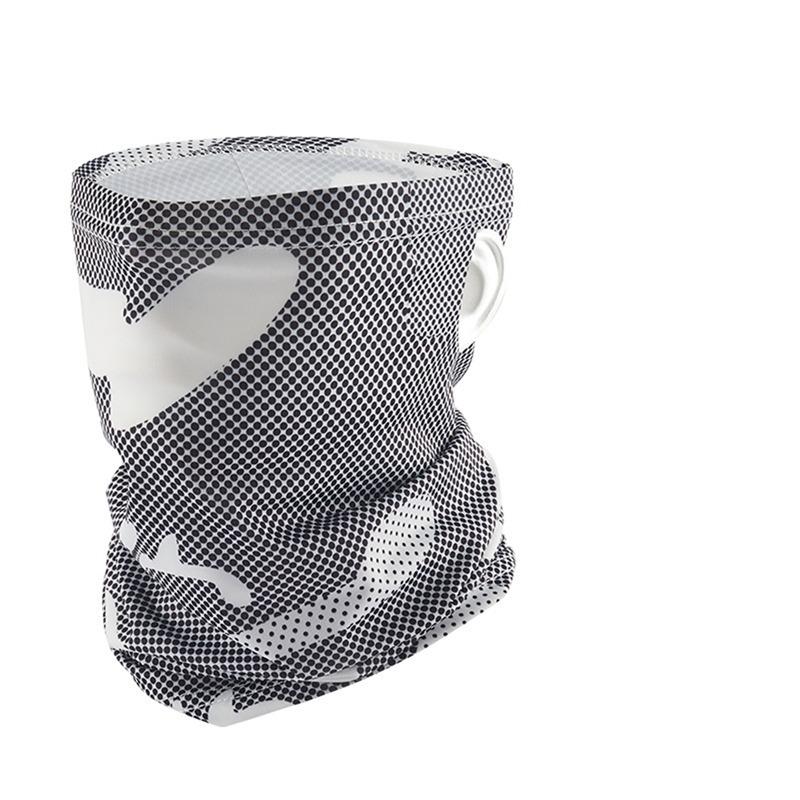 Printed Summer Breathable Cool Bandana Hiking Hunting Cycling Running Scarf Ski Riding Fishing Sports Half Face Mask Men Women
