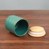 Chinese-style Ceramic Tea Storage Jar Bamboo Lid Open Ru Kiln Jar Chinese-style Moisture-proof Mini Tea Tin Tea Organizer