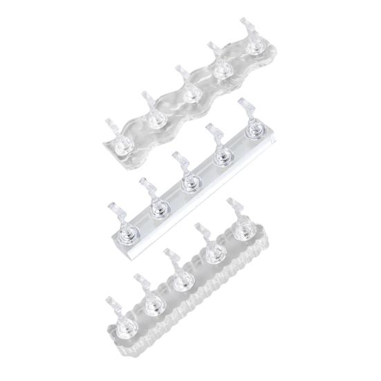 Magnetic Nail Stand for Press On Acrylic Professional Manicure Display Stand for Painting Nails Tip Arts Display Nail Art Tray for DIY Enthusiasts