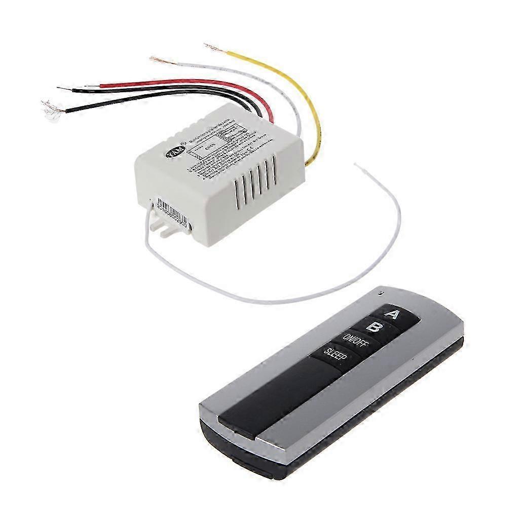 Interruptor Liga/Desliga por Controle Remoto para Lâmpada de 2 Canais com Receptor e Transmissor