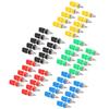 Power Terminal ABS Shell Terminal Binding Post M6 with 4mm Banana Plug for Automobiles for Electronic Equipment for Ship