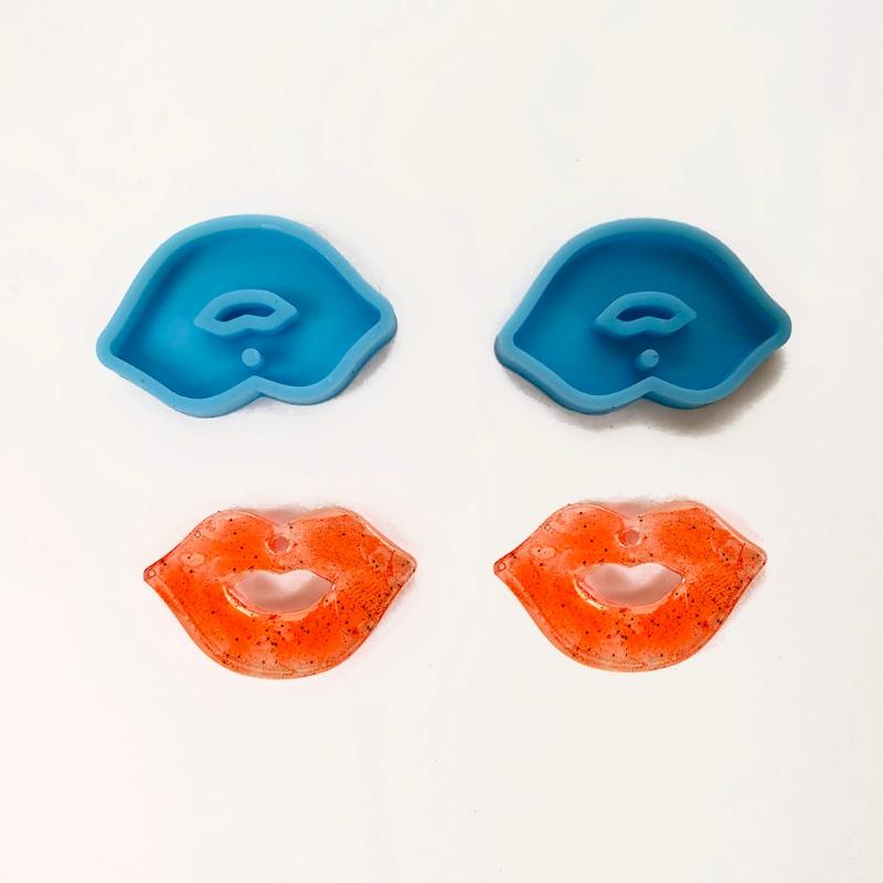 DIY Art Crafts Ear Studs Casting Mold Handmade DIY Earrings Silicone Mold Eardrops Danglers UV Crystal Resin Epoxy Mold