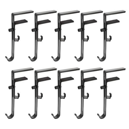 2-in-1 Adjustable Christmas Stocking And Garland Hangers Metal Mantel Hooks No Drill Stocking Holder Holds Up To 11lbs
