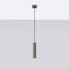 Lampa Wisząca Lagos 1 Gu10 Zielony Oliwkowy Sollux Sl.1484