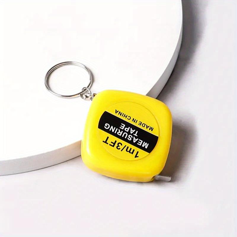 1pc Mini Portable Tape Measure With Car Keychain Attachment Perfect for Sewing and Tailoring Automotive Tool Key Chain Gift