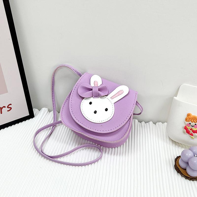 Rabbit Butterfly Knot Pattern Cute Girl Crossbody Bag Child Mini  Bag Accessory