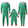 Conjunto de Pijama Mono Navideño Europeo y Americano a Juego para Padres e Hijos para Mujer 2023.