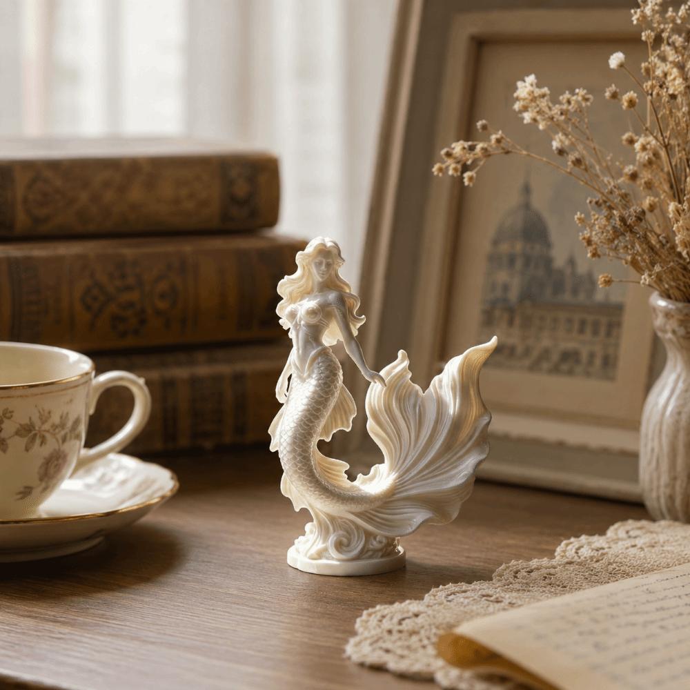 Ocean Theme Desktop Ornaments 3D Printed Mermaid Ornaments Sweet Home Decoration Living Room