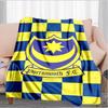 Ports-mouth Fc Anniversary Printed Throws Blanket Soft Flannel Blankets for Couch Bed Gifts for Men Women Picnic blanket Christmas gifts