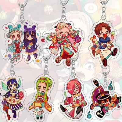 Hanako-kun Cartoon Acrylic Keychain Kawaii Nene Aoi Sousuke Anime Role Characters Collection Acg Pendant Bag Decor Birthday Gift