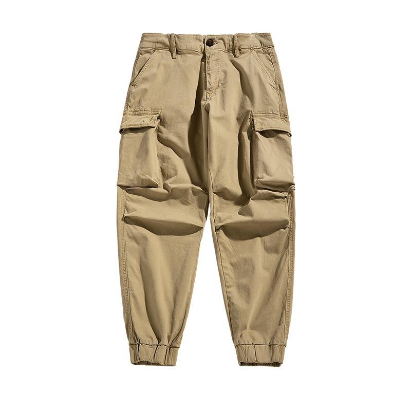 Versatile Men's Pants Casual Leggings High Quality Multi-bag Overalls Men's Clothing