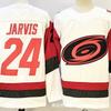 Hokejový dres Pánský Dlouhý Rukáv Ledový Uniforma S Vyšívanými Čísly 20 24 37 Styl Týmu Hurricanes