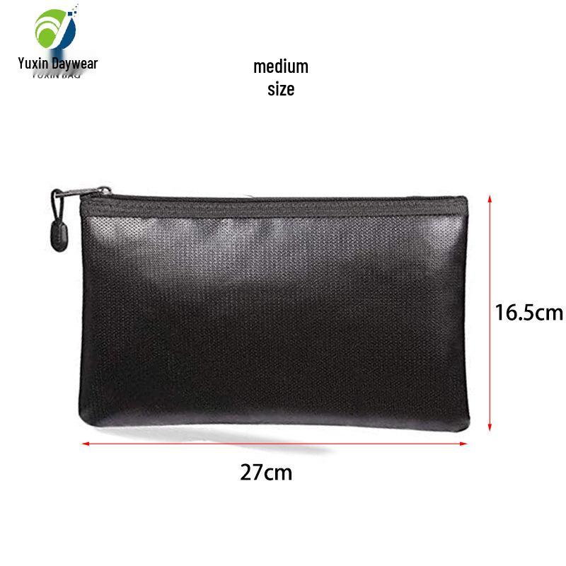Fireproof Waterproof A4 File Bag: High Temp Resistant, Moisture-Proof, Thickened Archive Storage for Home or Business.