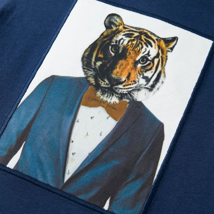 Children's T-shirt with Short Sleeves Dark Blue 92/104/116/128/140