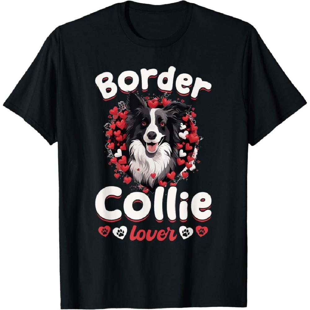 

Border Collie Dog - Border Collie Lover Men Women Girls Kids T-Shirt S