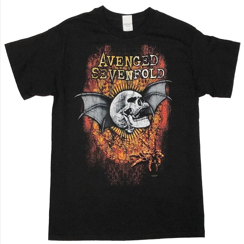 Metalcore Avenged Sevenfold Rockové Tričko Pánské Dámské 100% Bavlna Nadměrná Velikost Streetwear Letní Oversized Volné O-výstřih Unisex Trička