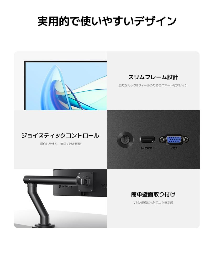 Xiaomi Monitor A22i Display Inch Full HD 1920x1080 75Hz Color Depth Blue Light VESA Mount Supported 21.5 8-bit sRGB99%