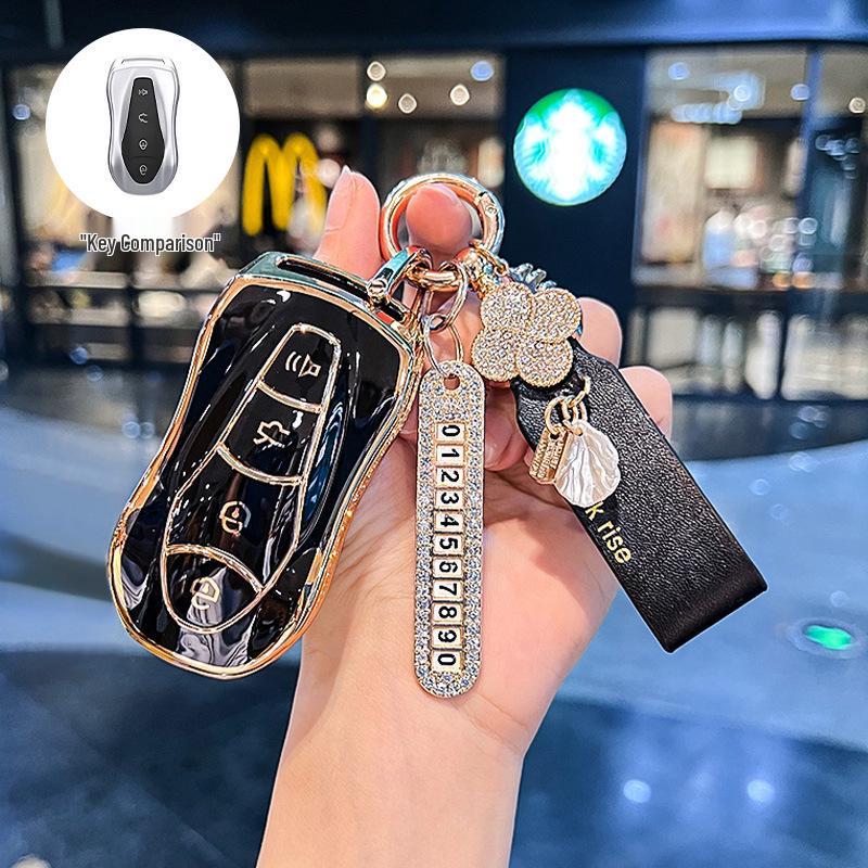Geely Xingyue S Key Cover 19-21: Compatible with Old Model, Xingyue New Energy, Epro, Boyue Pro - Car Bag, Buckle Shell