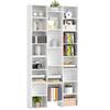 21-Compartment Bookshelf - White
