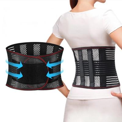 Rückenspange Taillentraining mit Wirbelsäulenunterstützung für Männer und Frauen Atmungsaktives Taillenstraffendes Korsett Knochen Taille Taille Fitnessgürtel Fitnessgürtel