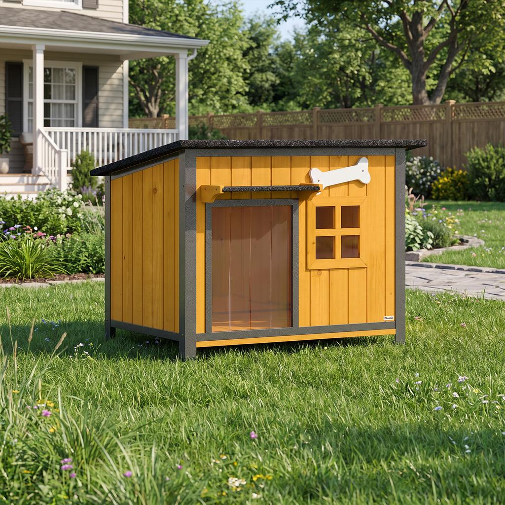 Outdoor Dog Kennel, Weatherproof, Removable Floor