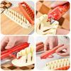 Kitchen Gadget  Dog Sausage Slicer Tool Plastic Multifunctional Dog Slicer Sausage Cutter Vegetable Strawberry Slice Tools